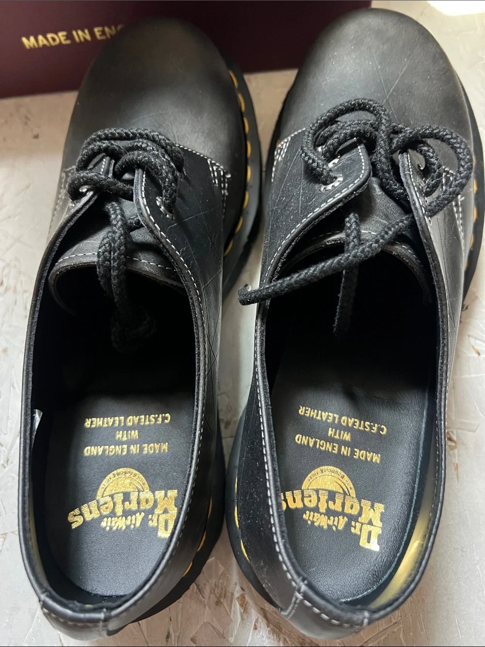 Dr. Martens 1461 Gunmetal Black Leather